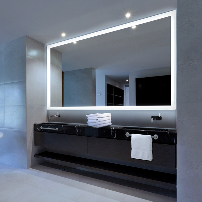 ЕС и США Роскошная ванная комната с подсветкой и зеркалом с подсветкой-ENE-AL-101