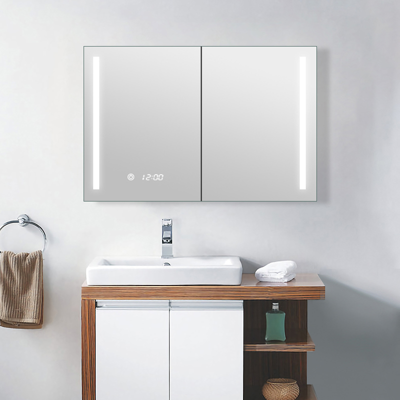 ЕС и США роскошный светодиодный светильник с подсветкой для ванной комнаты-шкаф-ENE-AC-103