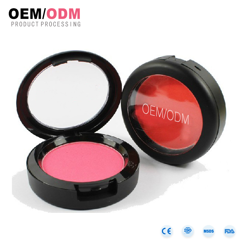 OEM Face Makeup частная марка длительный водонепроницаемый румяна одного цвета матовый картон румяна