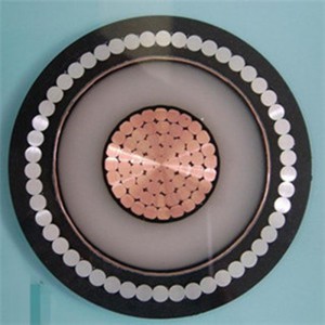 Изоляция из сшитого полиэтилена SWA 240 мм2 Mv Силовой кабель 11 кВ Медный проводник