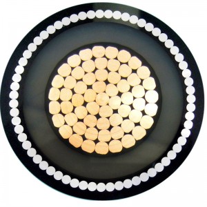 Изоляция из сшитого полиэтилена SWA 240 мм2 Mv Силовой кабель 11 кВ Медный проводник