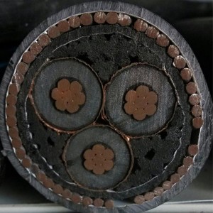 Бронированный кабель 3core 1core 400mm2 Swa медный / кабель электропитания