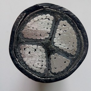 Бронированный силовой кабель низкого напряжения, 3 фазы, 4 жилы, 70 мм2, с прейскурантом