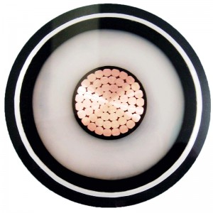 Силовой кабель 220kv XLPE экстренный высоковольтный одноядерный с рифлёной оболочкой Al