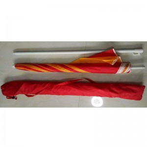 Легкая эластичная ткань из полиэстера на открытом воздухе для коммерческой деятельности пляжный зонт