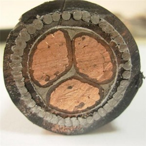 95 мм2 4-жильный кабель XLPE / ПВХ Бронированный медный проводник Многожильный кабель Swa LV