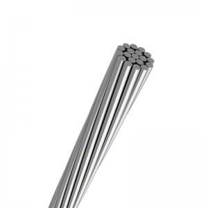 Голый кабель полностью алюминиевый проводник