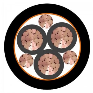 Кабель VFD Низковольтная медная лента Экранированный XLPE / ПВХ Силовой кабель