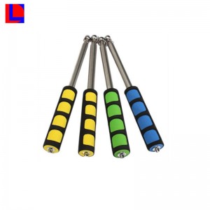 Популярная конструкция волшебной алюминиевой телескопической ручки с резиновой или пластиковой частью