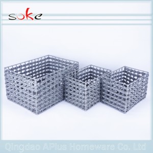 Плетеная корзина для хранения из ротанга