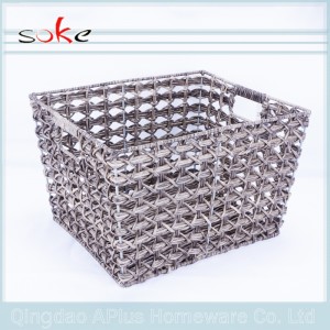 Горячие продажи PE ротанга сплетенная корзина для хранения