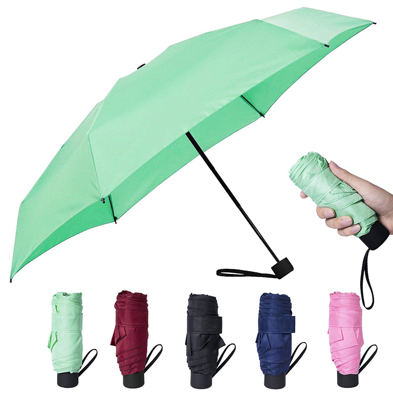Металлический каркас Smaller 5 складной дождь зонтик для женщин зонтик зонтик