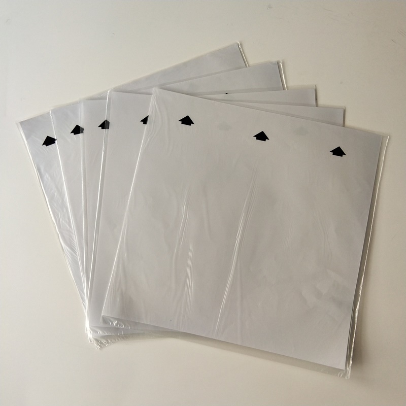 12 Антистатическая рисовая бумага LP Внутренний рукав с печатью логотипа на заказ
