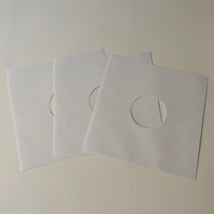 12 White Paper Vinyl LP Внутренние рукава для 33RPM виниловых пластинок