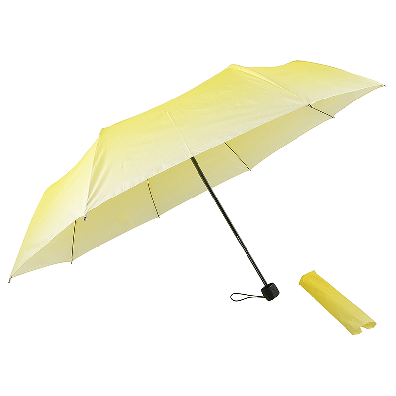 Портативные подарки складной детский желтый фиолетовый дождь путешествия 3 складной зонт