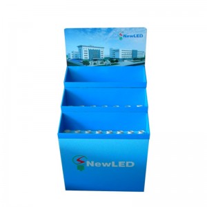 Легко собранный пункт картона канцелярских принадлежностей стойки дисплея пола продаж с подносами