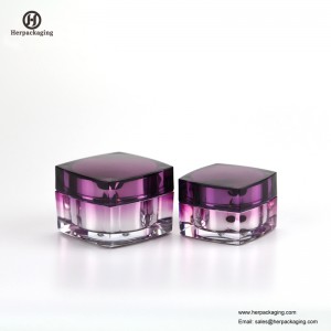 HXL215 Круглая пустая косметическая банка с двойными стенками