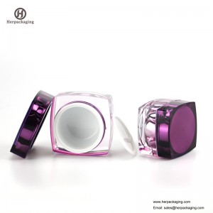 HXL215 Круглая пустая косметическая банка с двойными стенками