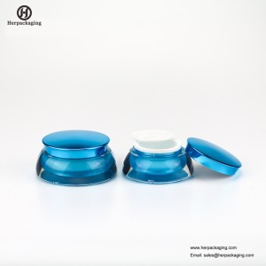 Роскошная круглая пустая акриловая косметическая банка HXL222