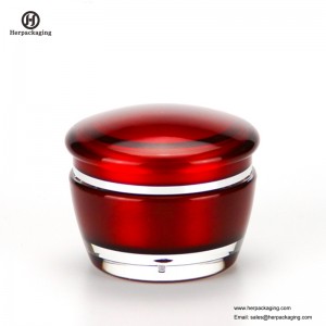 HXL224 Круглая пустая косметическая банка с двойными стенками