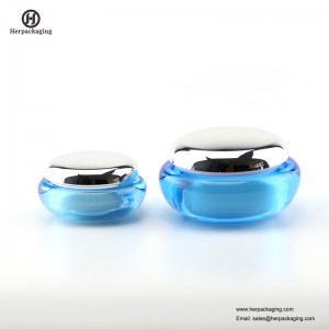 Роскошная круглая пустая акриловая косметическая банка HXL226