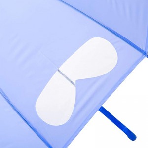 Дешевле оптом прямой купол в форме пузыря с прозрачным окном детский зонтик