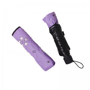 Красивый принт 3-х кратный ручной открытый волшебный меняющий цвет зонтик под дождем