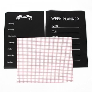 Нестандартный размер зеленая / черная / белая доска ПП пластиковая пленка