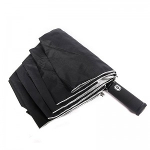 Маркетинг горячие продажи предметов факел ручки на заказ печати 3 раза зонтик полностью автоматический