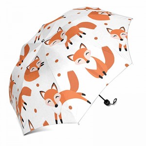 Pongee ткань металлический каркас маркетинг 3 раза зонтик от солнца продукты