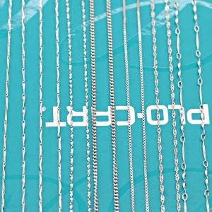 S925 Серебряная тканая цепь оптом