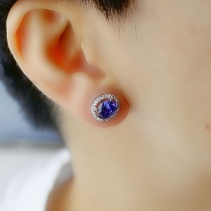 925 Серебро Ушные Ногти Мода Циркон Ушные Ногти Высококачественные женские Ушные Ногти