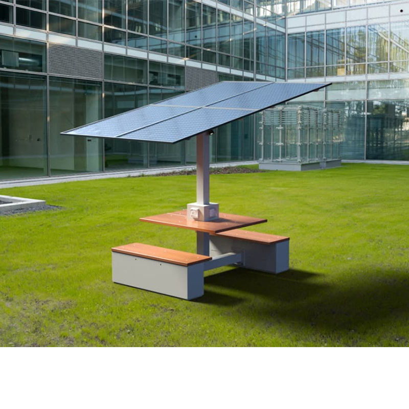 Зарядное устройство на солнечной батарее Рабочие станции кампуса Устойчивое энергопотребление