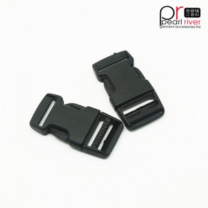 Пластиковая поясная пряжка-пробка черного цвета оптом