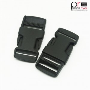 Пластиковая поясная пряжка-пробка черного цвета оптом