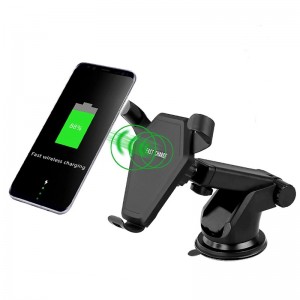 2019 Новейший дизайн Быстрая зарядка автомобиля Беспроводное автомобильное зарядное устройство для телефона Гравитационная инду...