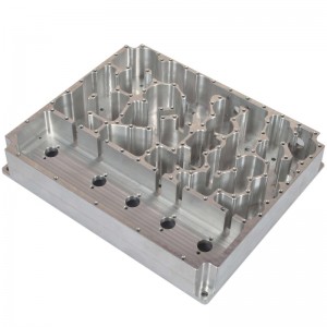 Агрегат CNC подвергая механической обработке алюминиевый разделяет приспособление телекоммуникаций подгоняло гостеприимсво OEM /...