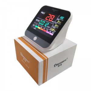 Формальдегид Тестер Качества Воздуха PM2.5 Портативный Лазерный TVOC AQI Детектор Смарт-Монитор Для Домашнего Офиса Автомобиль Влажн...