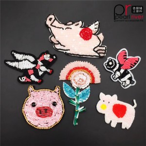 Экологичные Бусы Животных Стрекоза pegasus вышитые патч подгонять