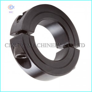 Двухсекционный зажимной хомут вала