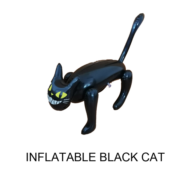 Надувные хэллоуин украшения реквизит черный кот