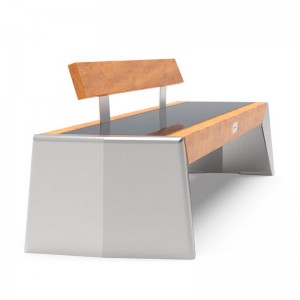 Умная Городская Уличная Мебель Фотоэлектрические Панели Возобновляемая Зеленая Энергия