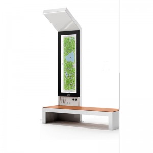 Солнечное наружное освещение Рекламный светильник Уличная скамейка