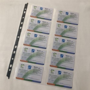 Большая прозрачная визитная карточка Protector Pages