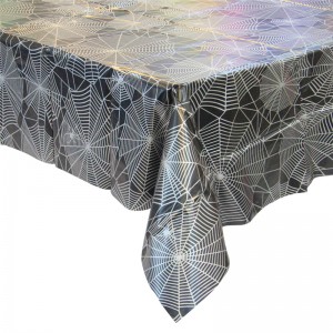 Черный цвет скатерть хэллоуин день скатерть