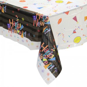 Черный цвет скатерть хэллоуин день скатерть