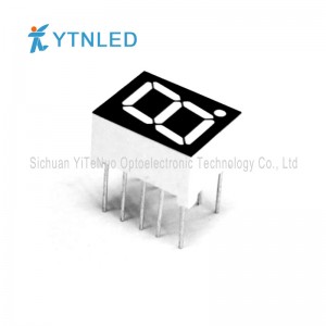 0,39-дюймовый красный 1-значный 7-сегментный светодиодный дисплей, цифровая трубка