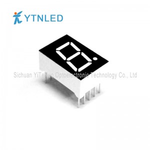 0.5-дюймовый красный 1-значный 7-сегментный светодиодный дисплей, цифровая трубка