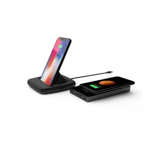 KPS-Z01 Новое съемное USB 5 Вт все в одном 10000 мАч powerbank QI беспроводное зарядное устройство