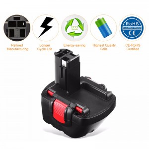 Хорошее качество Ni-Mh 14,4 В 2000 мАч аккумулятор для Bosch BAT038